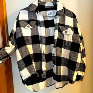 Zara shirt jacket